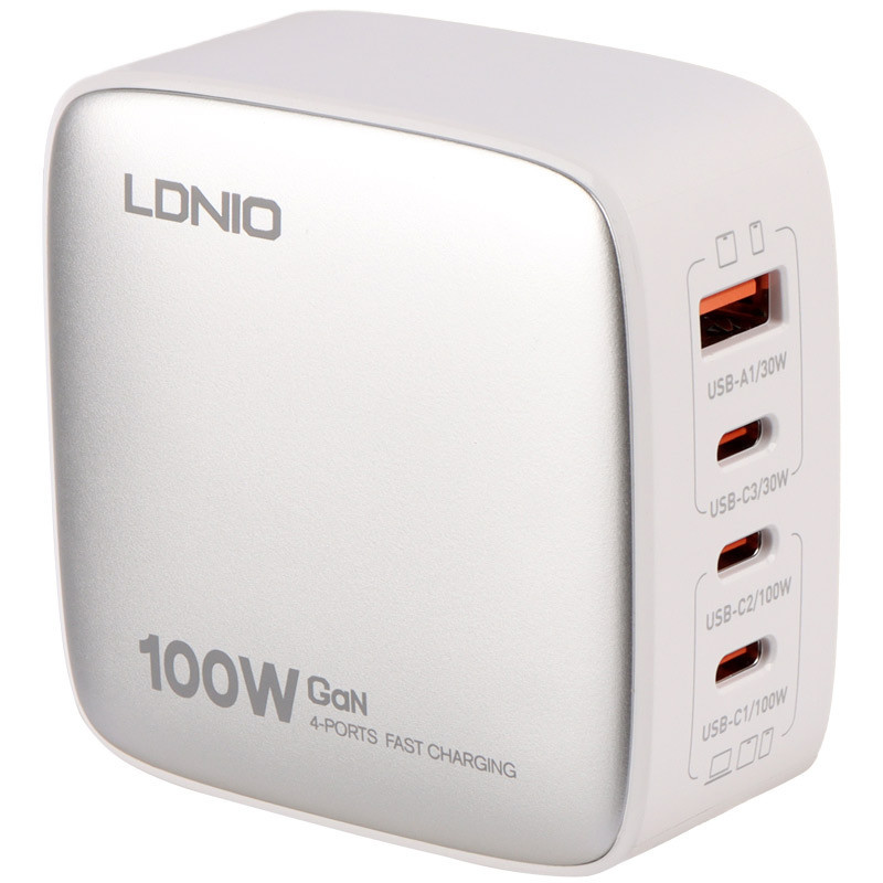 شارژر دیواری 100 وات الدینو Q408 QC4.0 PD 5A + کابل تبدیل تایپ سی