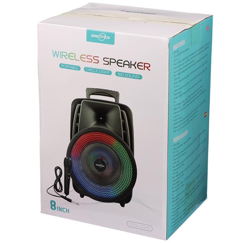 اسپیکر بلوتوثی رم و فلش خور Greatnice GTS-2047 + میکروفون