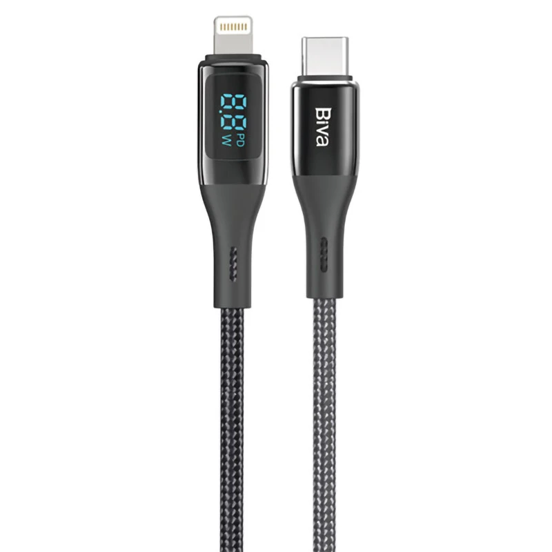 کابل تبدیل فست شارژ Biva C-24CL Type-C To Lightning 20W 1.5m