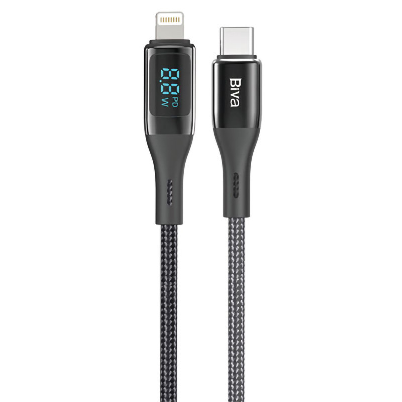 کابل تبدیل فست شارژ Biva C-24CL Type-C To Lightning 20W 1.5m