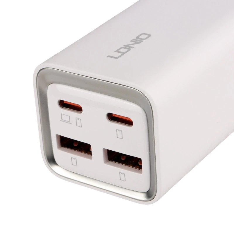 شارژر رومیزی فست شارژ Ldnio A4610C 4Port 5A QC4.0 PD 65W
