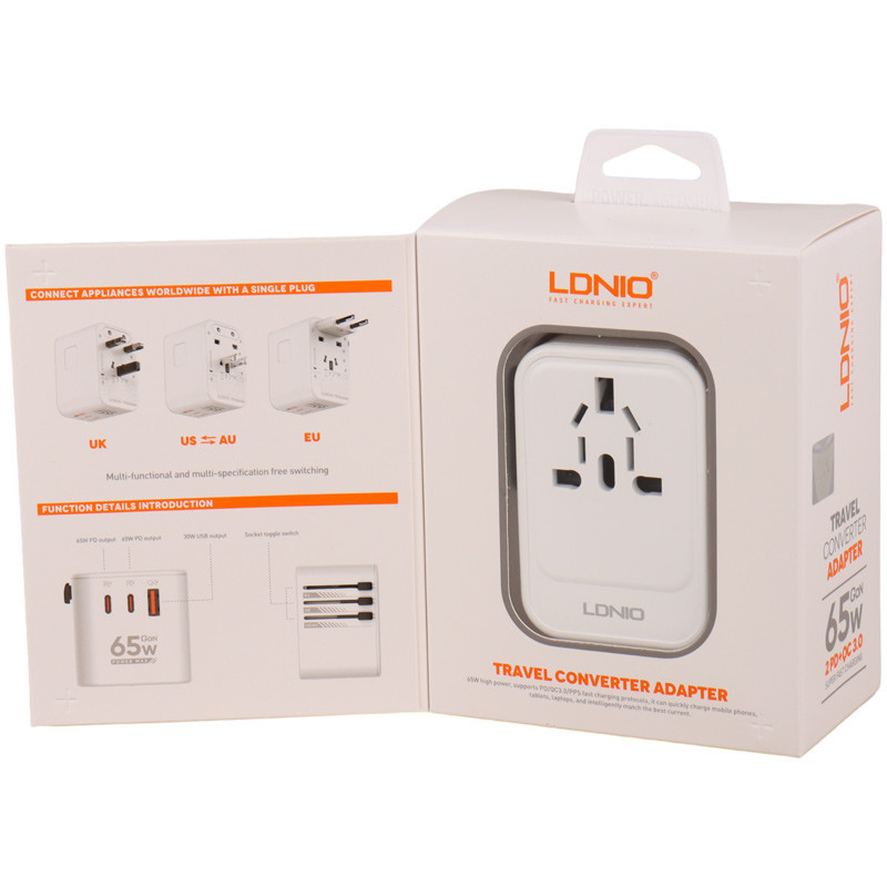 شارژر دیواری 65 وات الدینو Z6 QC3.0 PD 5A