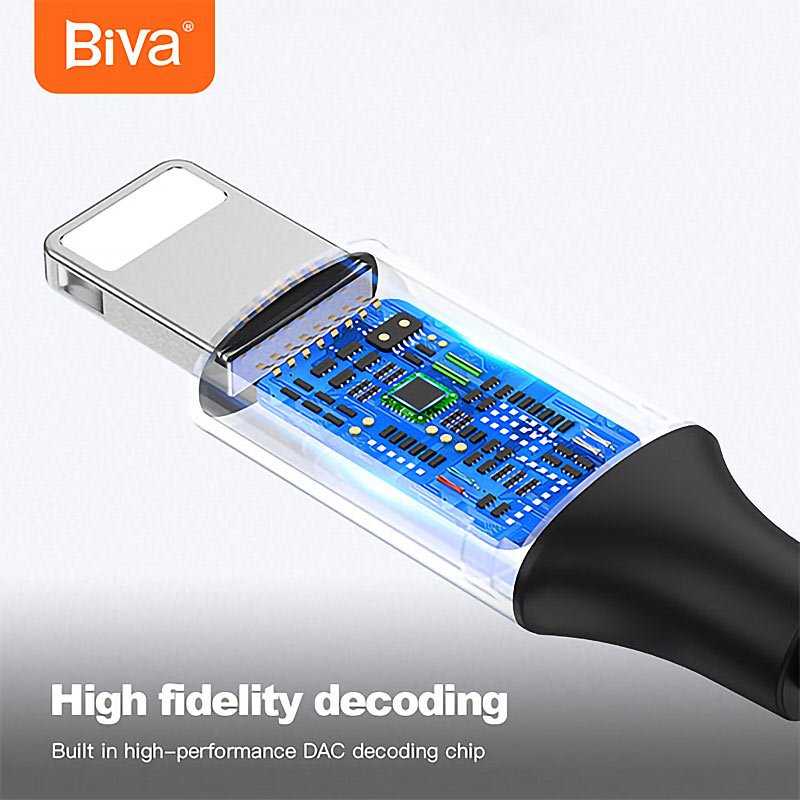 کابل تبدیل Biva JACK-01L Lightning to AUX