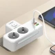 چند راهی 2 خانه برق الدینیو SE2337 + شارژر USB و Type-C