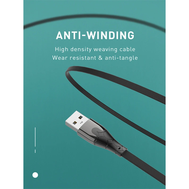 کابل آیفونی فست شارژ Ldnio LS581 2.4A 1m یکسر L