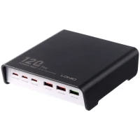 شارژر رومیزی فست شارژ Ldnio Q605 6Port 5A QC3.0 PD3.0 65W