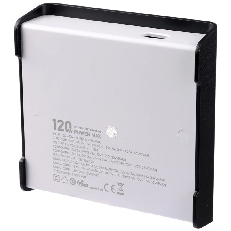 شارژر رومیزی فست شارژ Ldnio Q605 6Port 5A QC3.0 PD3.0 65W