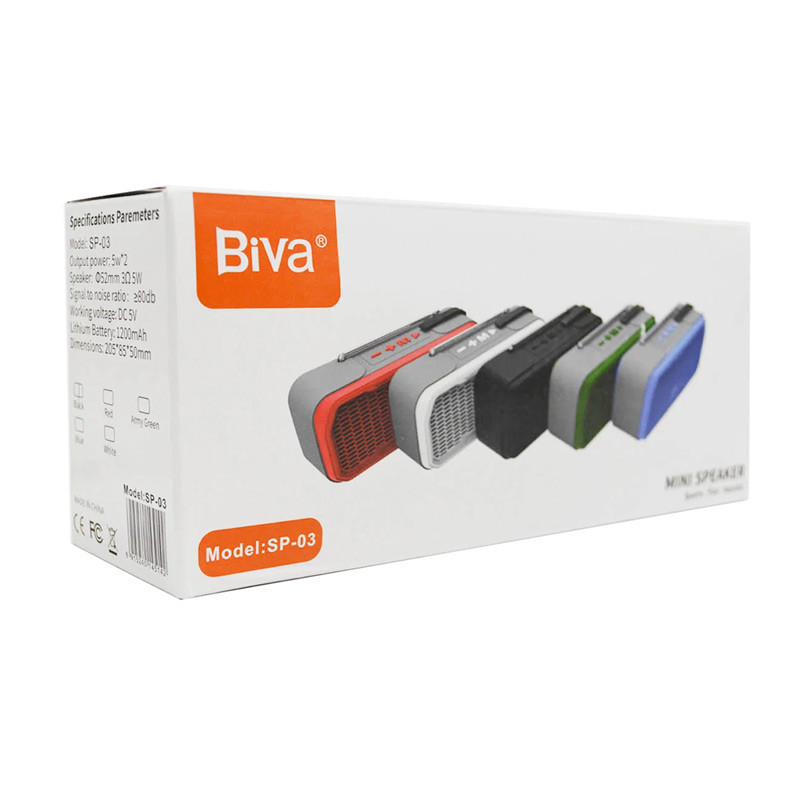 اسپیکر بلوتوثی رم و فلش خور BIVA SP-03