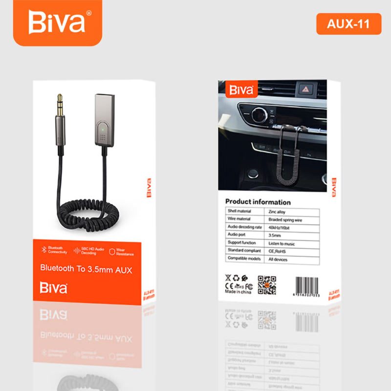 دانگل بلوتوث خودرو Biva AUX-011 AUX