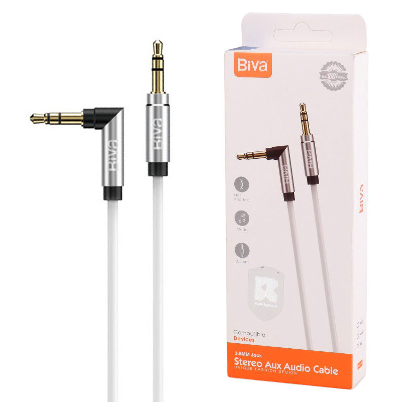 کابل Biva AUX-06 1.2m AUX یکسر L