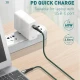 کابل تبدیل فست شارژ Ldnio LC101 Type-C To Type-C PD 65W 1m
