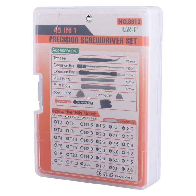 ست پیچ گوشتی تعمیرات موبایل CR-V No.8812