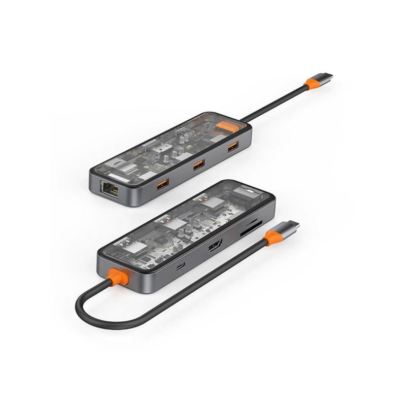 هاب و رم ریدر Biva HUB-03 Type-C To USB 3.0/USB2.0/HDMI/SD/Micro SD/Type-C PD