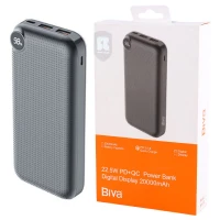 پاور بانک فست شارژ 20000 بیوا Biva BP-012 QC3.0 PD 22.5W
