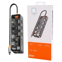 هاب 11 پورت Type-C بیوا HUB-04