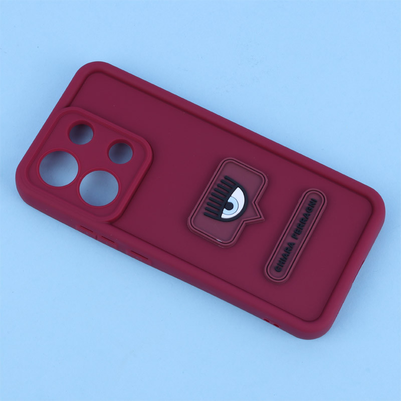 قاب سولید Chiara Ferragni محافظ لنزدار Xiaomi Redmi Note 13 4G