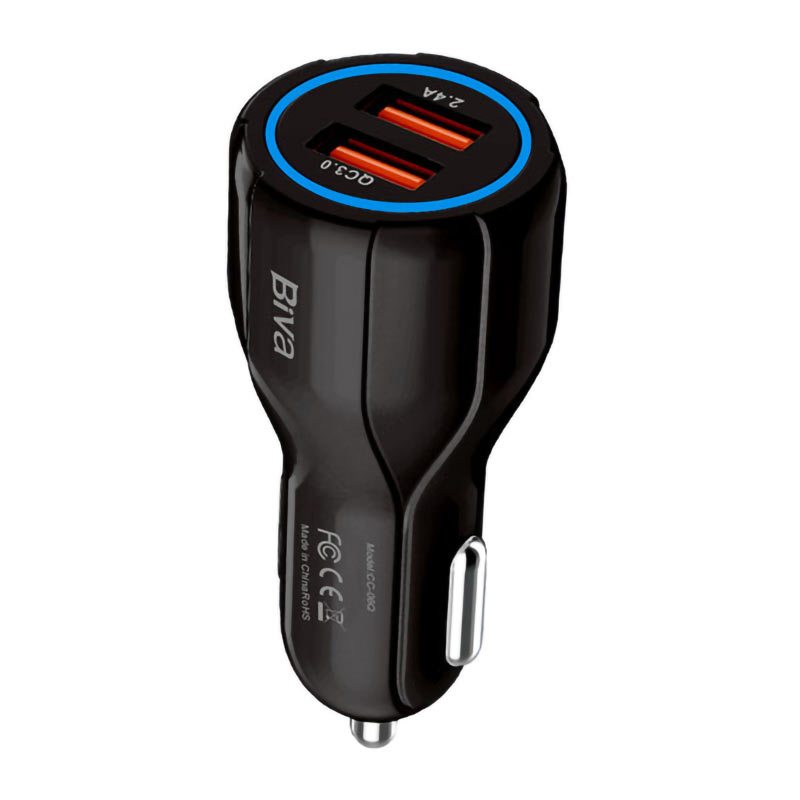 شارژر فندکی فست شارژ Biva CC-06Q 3.1A QC3.0 30W