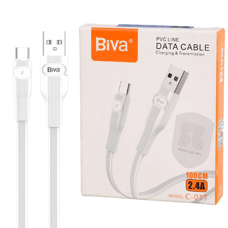 کابل تایپ سی Biva C-01T 2.4A 1m