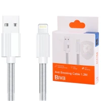 کابل آیفونی فست شارژ Biva C-19L 3A 1.2m