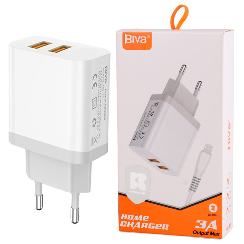 کلگی شارژ Biva HC-11 2Port 3A 15W