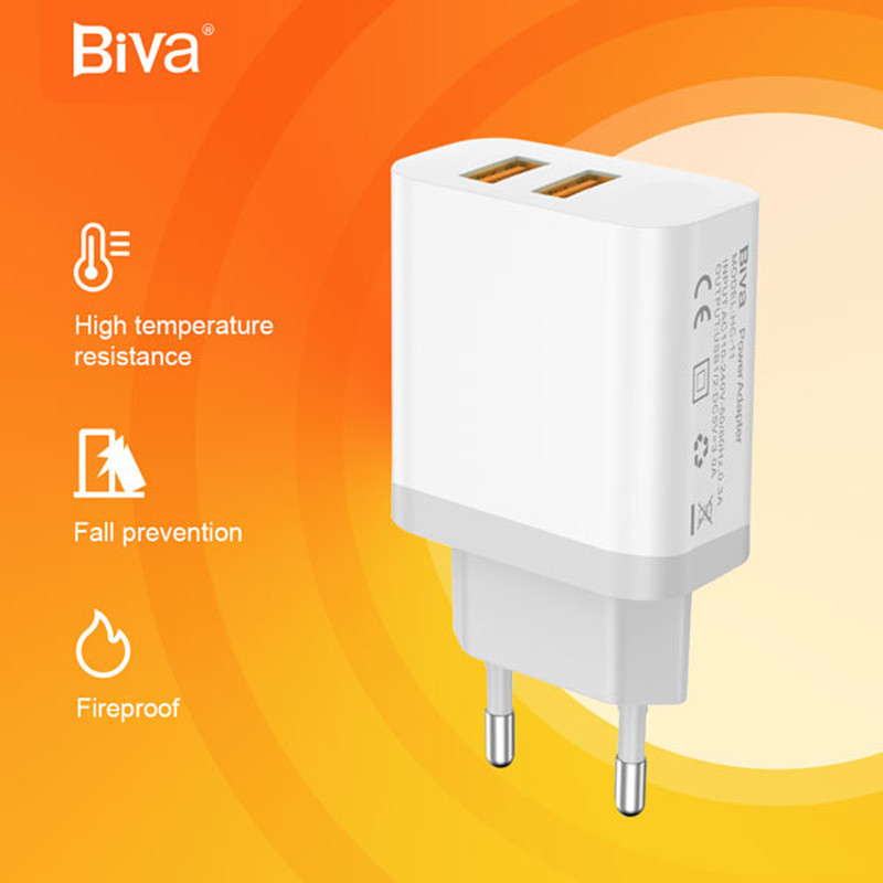 کلگی شارژ Biva HC-11 2Port 3A 15W