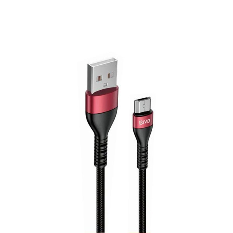 کابل میکرو یو اس بی Biva C-16V 2.4A 1.2m