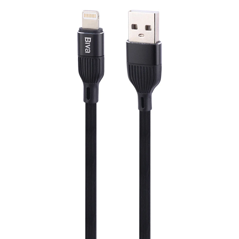 کابل آیفونی فست شارژ Biva C-02L 2.4A 1.2m