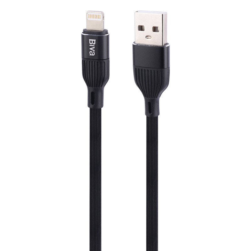 کابل آیفونی فست شارژ Biva C-02L 2.4A 1.2m
