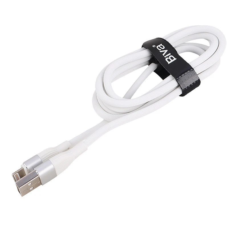 کابل آیفونی فست شارژ Biva C-02L 2.4A 1.2m