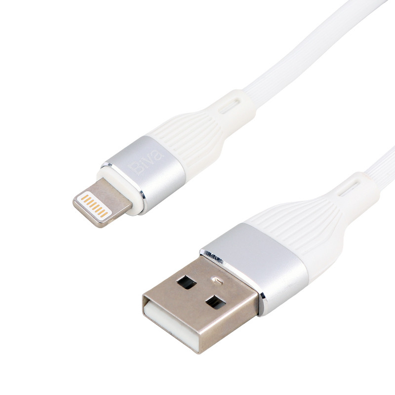 کابل آیفونی فست شارژ Biva C-02L 2.4A 1.2m