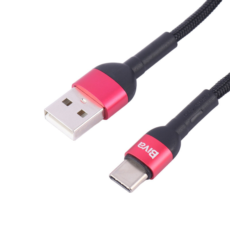 کابل تایپ سی فست شارژ Biva C-15T 3A 1.2m