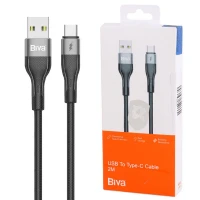 کابل تایپ سی فست شارژ Biva C-20T 3A 2m