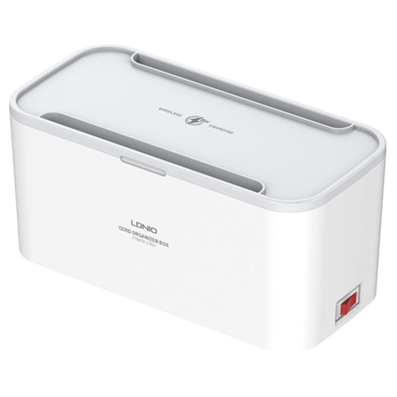 چند راهی برق و شارژر وایرلس الدینیو SN5311W با کابل 2 متری + شارژر USB و Type-C