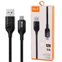 کابل میکرو یو اس بی Biva C-03V 2.4A 1.2m