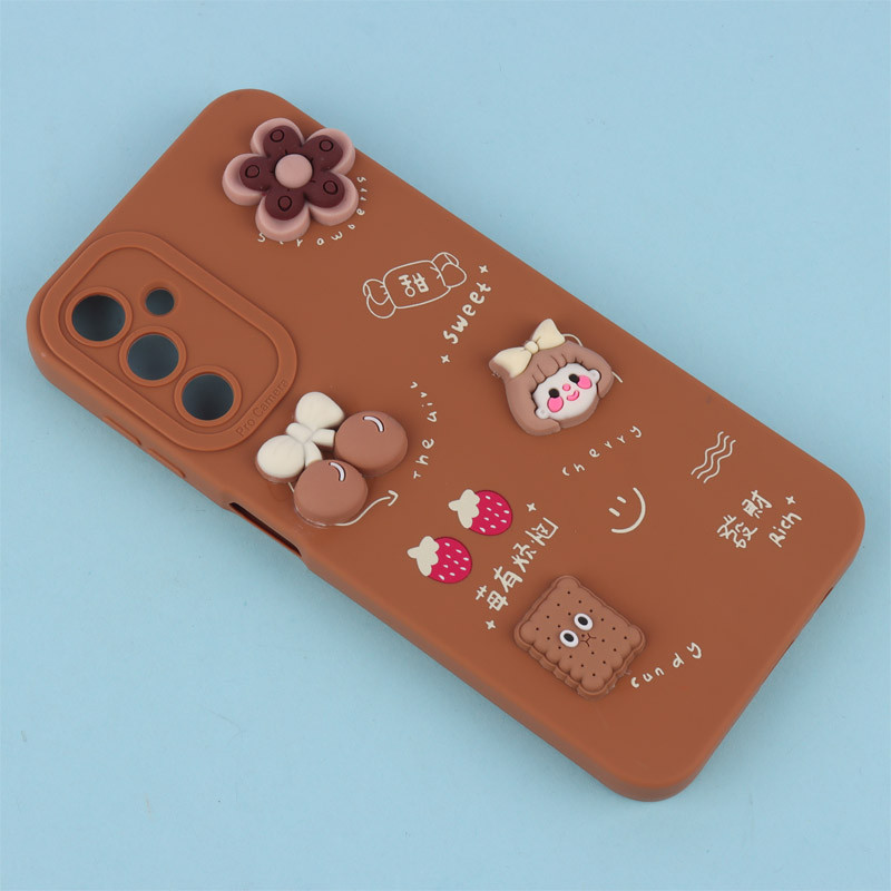 قاب فانتزی عروسکی Pro Camera محافظ لنزدار Samsung Galaxy A14 4G / A14 5G