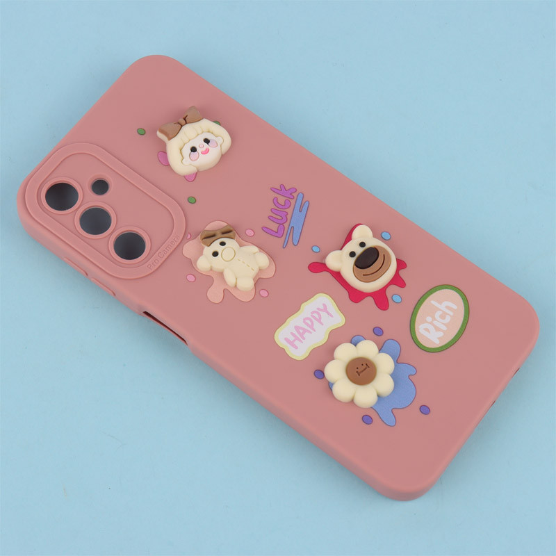 قاب فانتزی عروسکی Pro Camera محافظ لنزدار Samsung Galaxy A14 4G / A14 5G