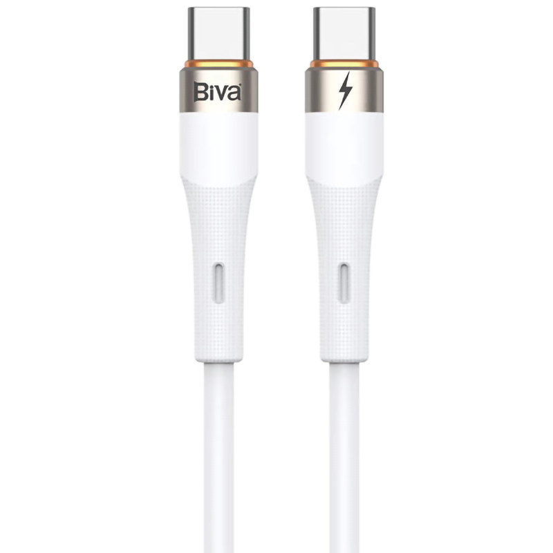 کابل تبدیل فست شارژ Biva C-21CC Type-C To Type-C 3A 1.2m