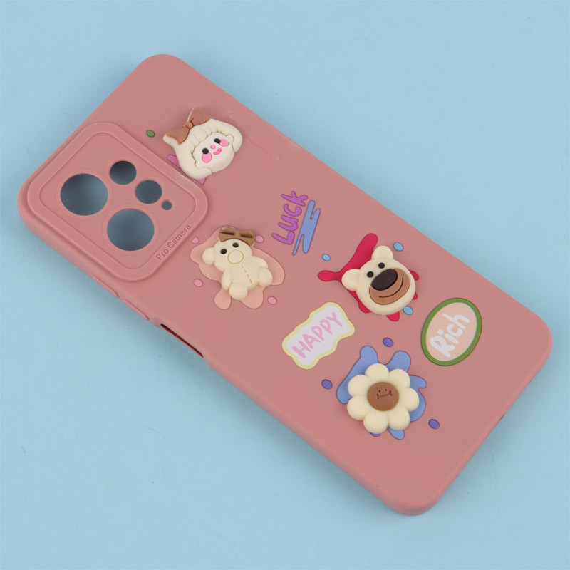 قاب فانتزی عروسکی Pro Camera محافظ لنزدار Xiaomi Redmi Note 12 4G