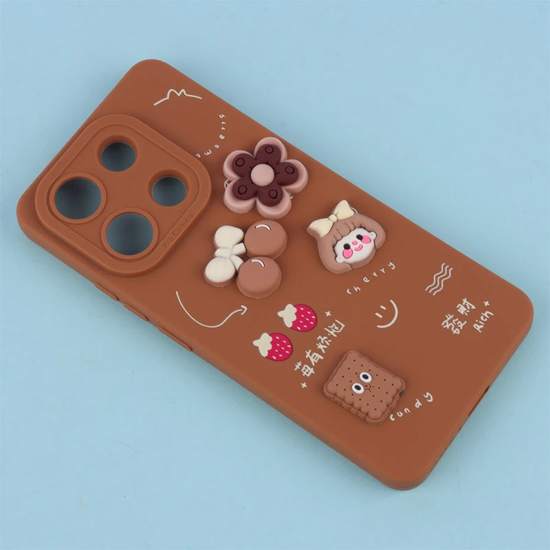 قاب فانتزی عروسکی Pro Camera محافظ لنزدار Xiaomi Redmi Note 13 4G