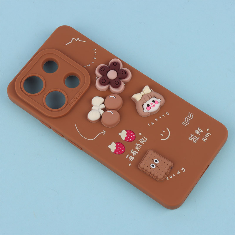 قاب فانتزی عروسکی Pro Camera محافظ لنزدار Xiaomi Redmi Note 13 4G