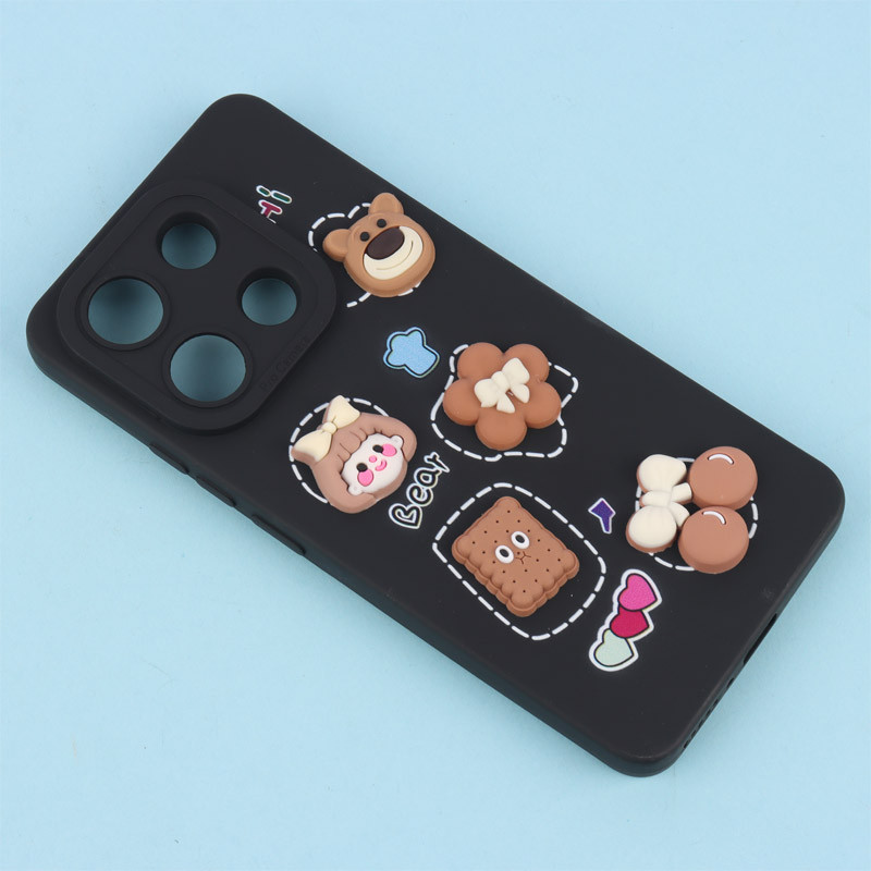 قاب فانتزی عروسکی Pro Camera محافظ لنزدار Xiaomi Redmi Note 13 4G