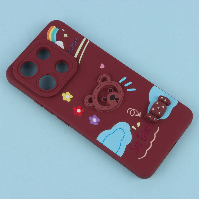 قاب فانتزی عروسکی Pro Camera محافظ لنزدار Xiaomi Redmi Note 13 4G
