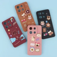 قاب فانتزی عروسکی Pro Camera محافظ لنزدار Xiaomi Redmi Note 13 4G