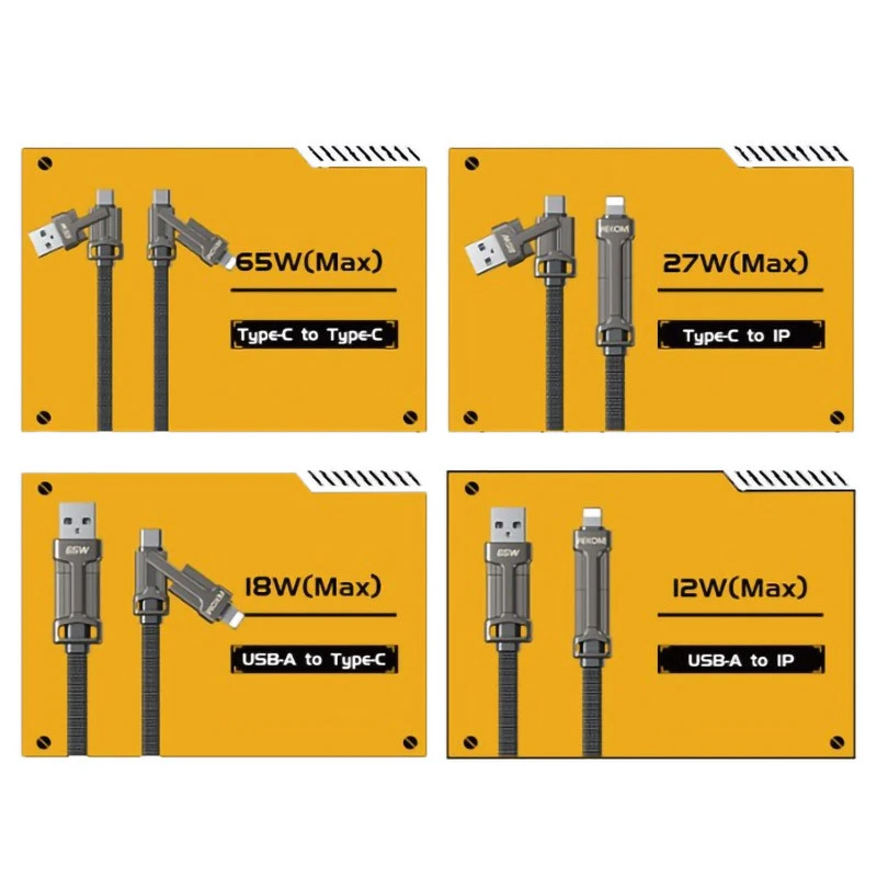 کابل تبدیل فست شارژ Biva C-23 60W 1.5m