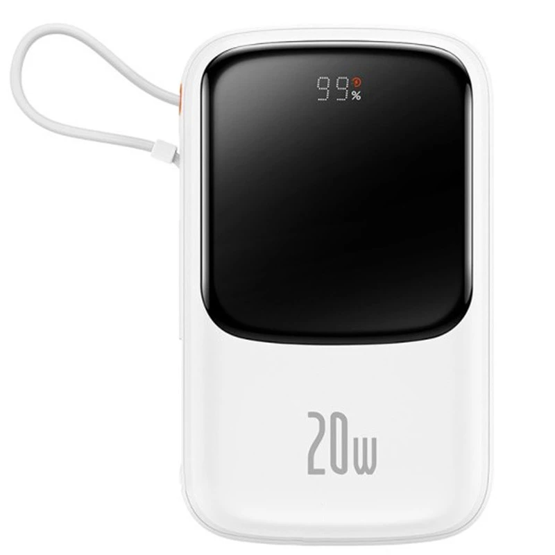 پاور بانک فست شارژ باسئوس Qpow Pro PPQD06000 PD 20W ظرفیت 10000 میلی آمپر ساعت