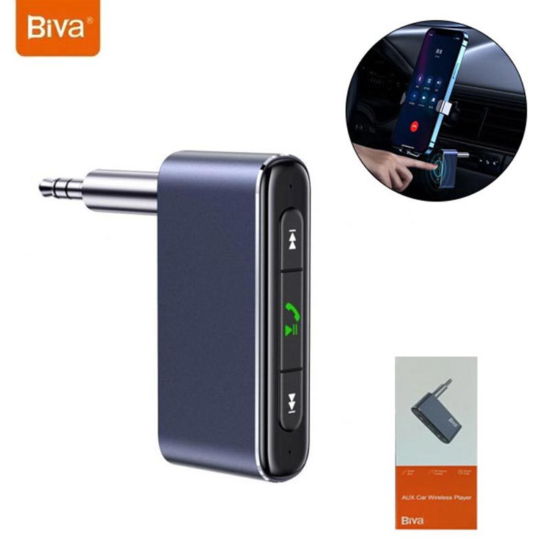 دانگل بلوتوث خودرو شارژی Biva BM-03 AUX