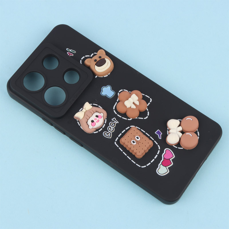 قاب فانتزی عروسکی Pro Camera محافظ لنزدار Xiaomi Poco X6