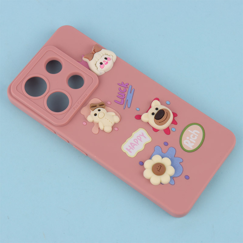 قاب فانتزی عروسکی Pro Camera محافظ لنزدار Xiaomi Poco X6