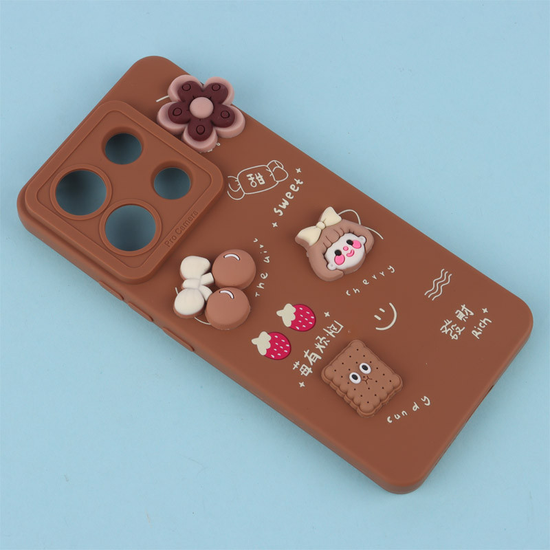 قاب فانتزی عروسکی Pro Camera محافظ لنزدار Xiaomi Poco X6