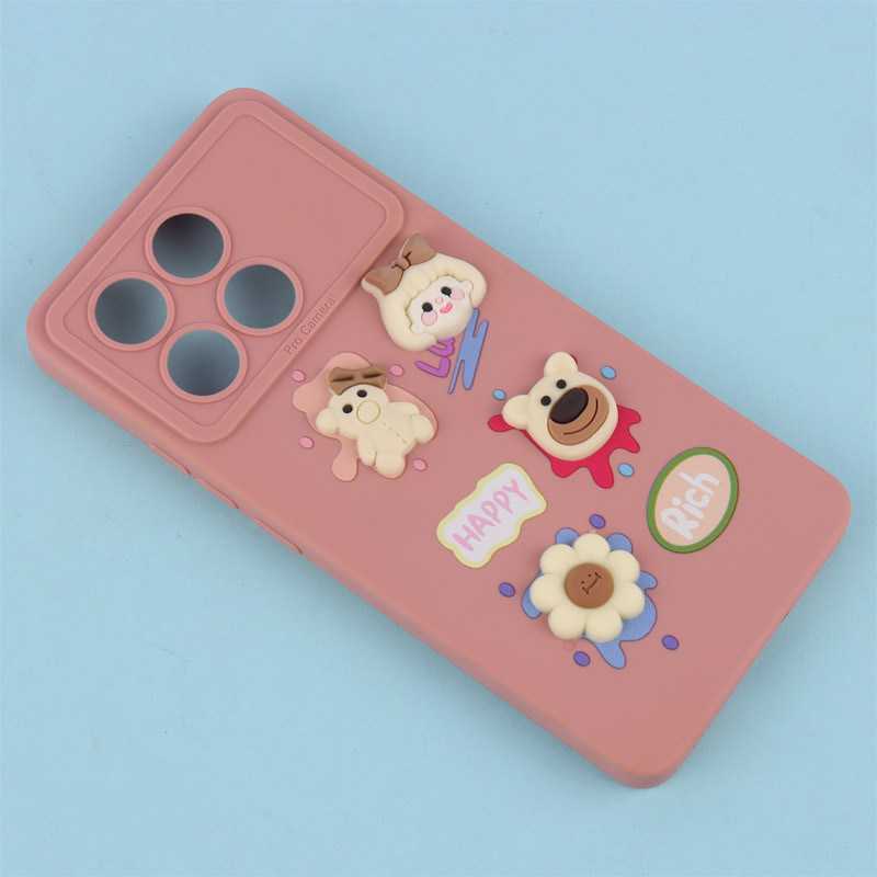 قاب فانتزی عروسکی Pro Camera محافظ لنزدار Xiaomi Poco X6 Pro